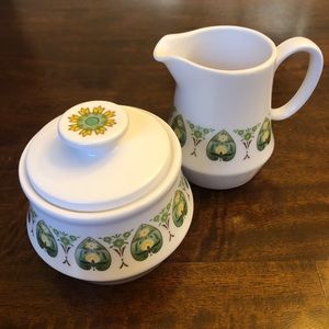 Noritake Progression Palos Verde Cream & Sugar Set